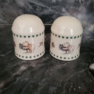 Disney Winnie, the Pooh Salt & Pepper Shakers Tigger Piglet Eeyore Retired